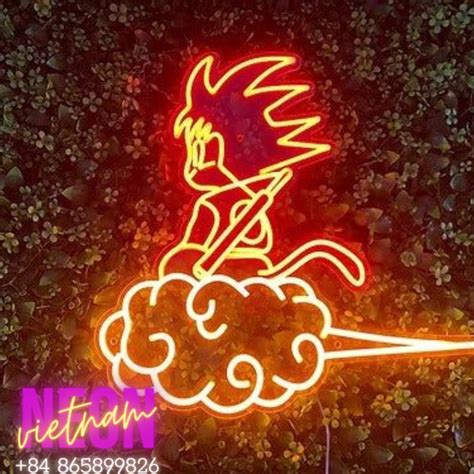 Son Goku Dragon Ball 4 Led Neon Sign Neon Viet Nam