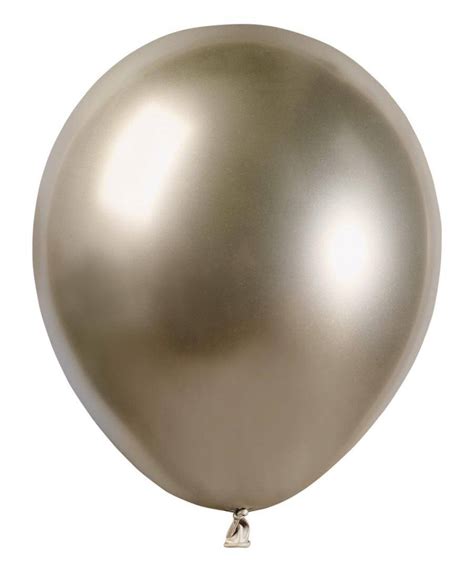 Balony Złote Szampańskie Shiny Chrome 12cm 100 szt Balony