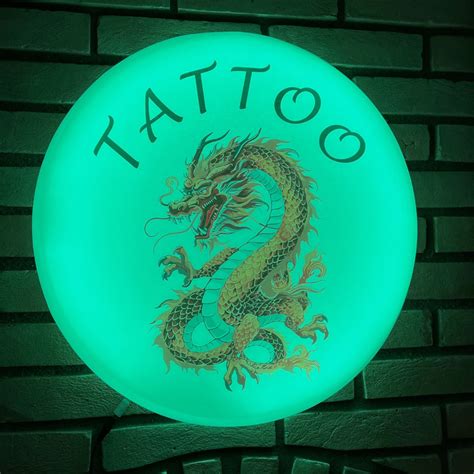 Placa Led Luminosa Tattoo Luminoso Cm Bgpshop