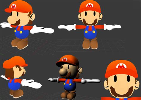 Custom Paper Mario D Model By Nibroc Rock On Deviantart