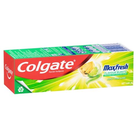 Colgate Toothpaste Max Fresh Juicy Pine Lime 100g Buy Online In