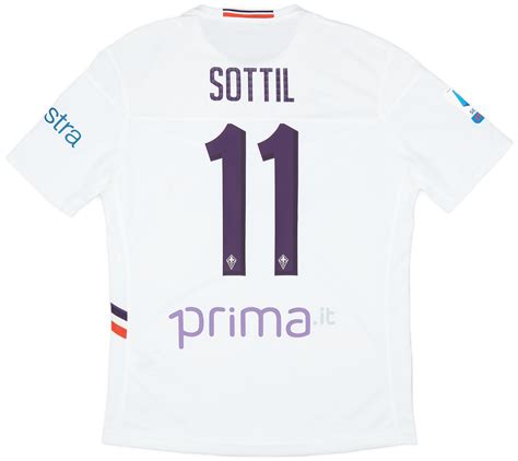 2019 20 Fiorentina Match Issue Away Shirt Sottil 11 As New L