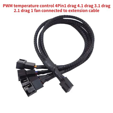 Cable Divisor De Ventilador PWM De 4 Pines 1 A 3 V As Refrigerado De 1