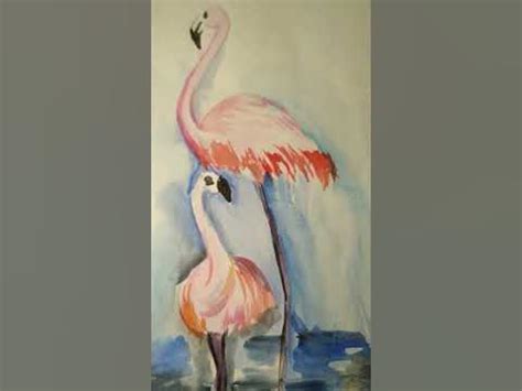 Малюнок Фламінго #art #drawing #cute - YouTube