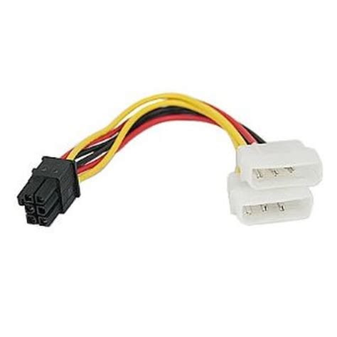 Jual Kabel Power Vga 6 Pin Adapter 2 Molex To 6 Pin Kabel Dual Molex To Power Vga 6 Pin