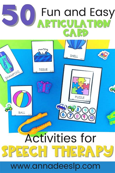 50 Fun And Easy Articulation Activities For Speech Therapy Artofit