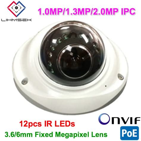 Lihmsek CCTV Mini Camera IP Network 1080P 2MP 960P 1 3MP 720P 1MP Dome