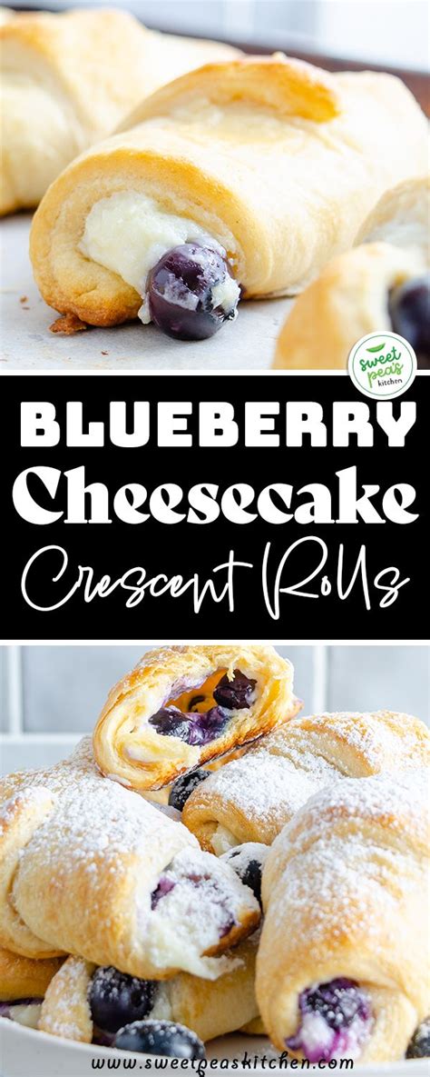 Blueberry Cheesecake Crescent Rolls Recipe Crescent Roll Cheesecake