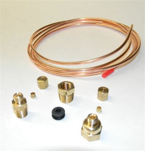 MECHANICAL OIL PRESSURE GAUGE INSTALL KIT 12 Feet Of 1 8 COPPER TUBING