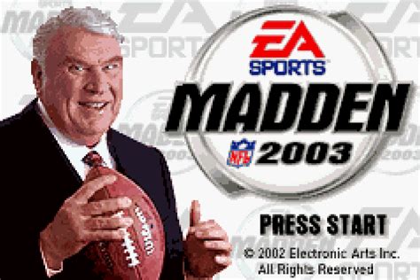 Madden NFL 2003 Guides and Walkthroughs