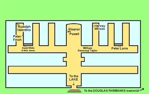 Hollywood Forever Cemetery Map