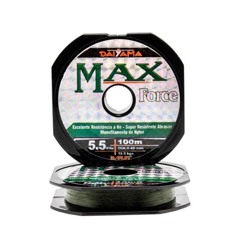 Linha De Pesca Max Force Maruri Daiyama M Monofilamento Varias