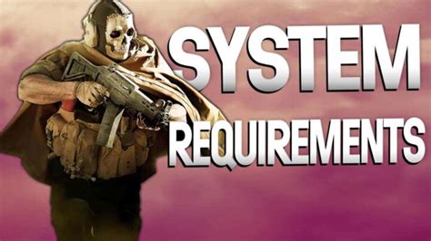 Modern Warfare 2 Pc Launch Times And System Requirements