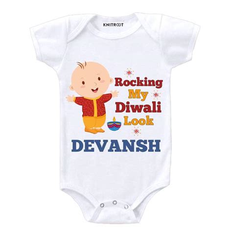 Diwali Wear For Kids | Free Customized Baby Clothes | KNITROOT