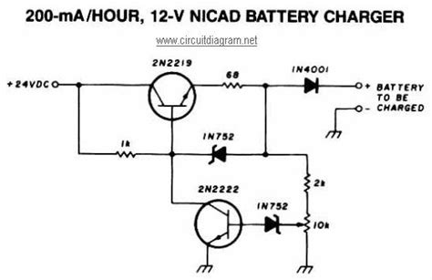 V Nicd Battery Charger Circuit Diagram