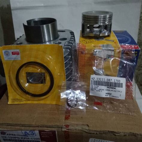 Jual Blok Block Seher Dan Piston Kit Karisma Supra X Karburator Dll