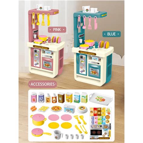 Jual Mainan Anak Perempuan Masak Masakan Little Chef Kitchen Set Mini