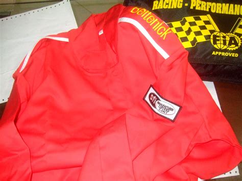 Nomex Red Esvc Single Layer Driver Racing Suit Sfi A Rated Size