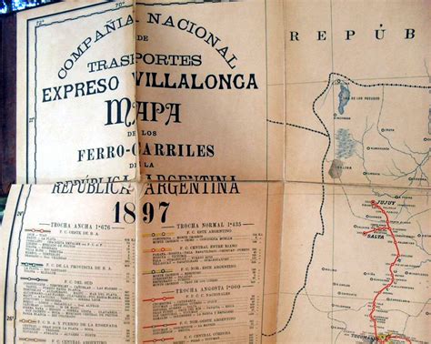 FERROAFICIONADOS ESTACION KM 29 GLEW Antiguos Mapas Ferroviarios