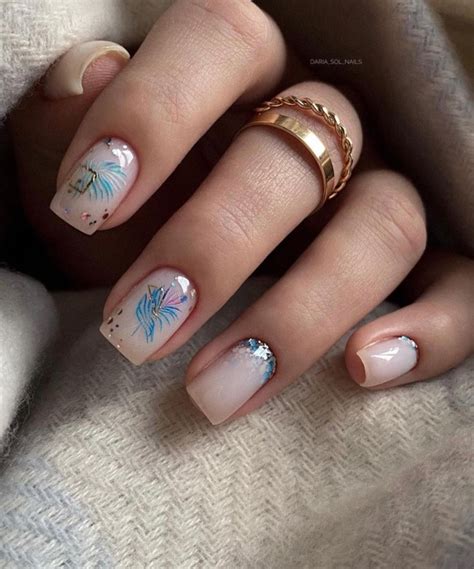 40 Cute Nail Art Designs To Wear In Spring 3D Flower Nude On Nude Coffin Acrylic Nails