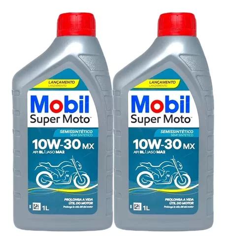 Óleo 10w30 Semissintético Mobil Super Moto 2 Litros