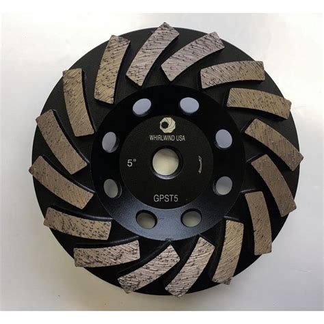 Whirlwind Usa In Segmented Diamond Grinding Turbo Cup Wheel For