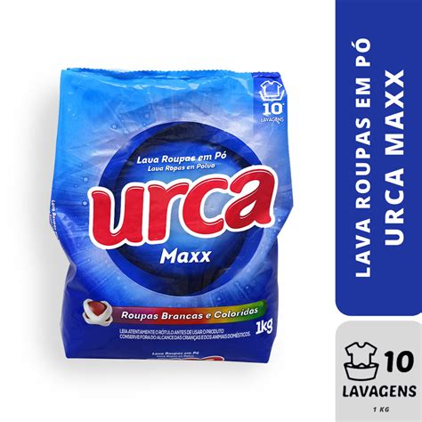 LAVA ROUPAS SABAO EM PO URCA MAXX 1KG CV Descartáveis