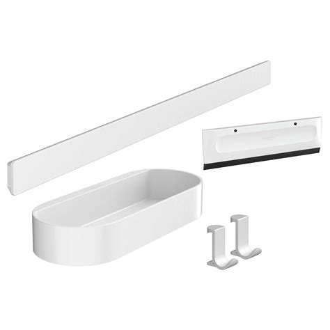 Hansgrohe Wallstoris Ensemble De Toilette Blanc Mat Leroy Merlin