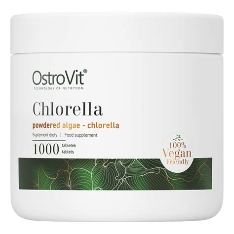 OstroVit Chlorella 1000 tabs MuscleShop aukščiausios kokybės maisto