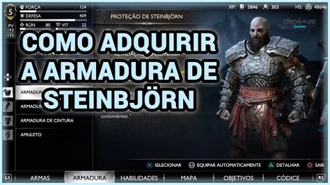 God Of War Ragnarok Como Pegar A Armadura Secreta De Steinbjorn Youtube