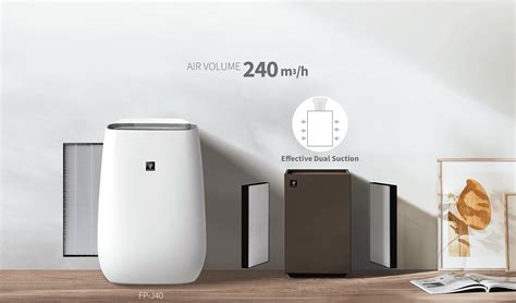 30m² Purefit Mini Air Purifier FP S40E W Sharp Singapore