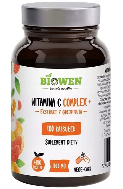 BIOWEN Witamina C COMPLEX ekstrakt BIO dzika róża 13125036519 Allegro pl