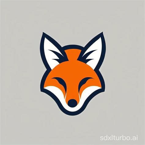 Minimalist Fox Head Logo For Modern Brands SDXL Free Online