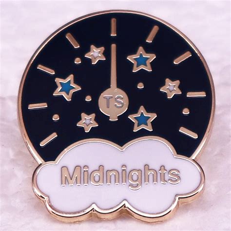 Rock Band TS Band Midnight Enamel Pin Distinct Pins