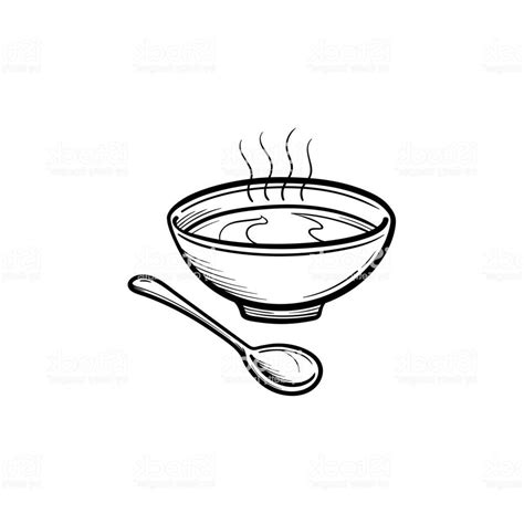 Bowl Of Soup Drawing at PaintingValley.com | Explore collection of Bowl