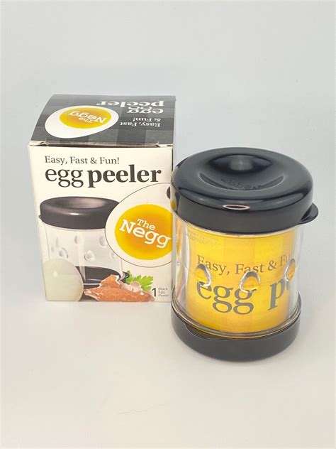 The Negg Black By Airigan Solutions Egg Peeler Hard Boiled Ebay