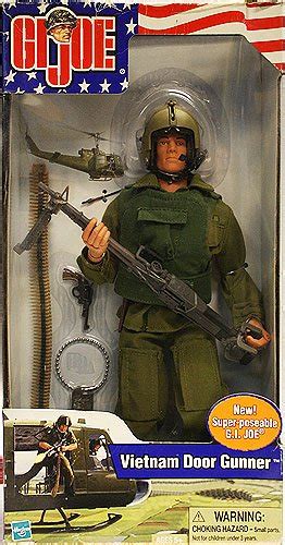 Gi Joe Vietnam Door Gunner Super Poseable Action Figure Ebay