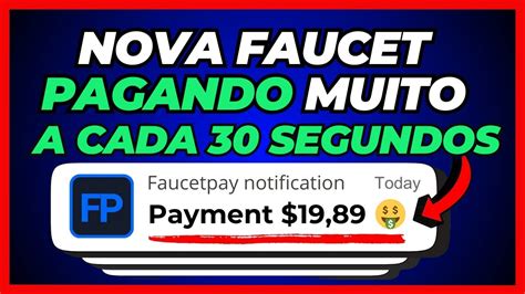 NOVA FAUCET PAGANDO A CADA 30 SEGUNDOS DIRETO NA FAUCETPAY Ganhar