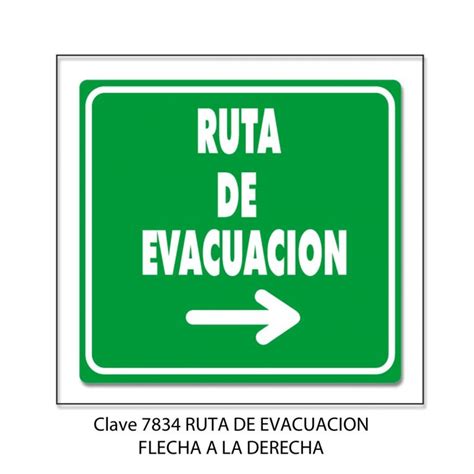 Se Al De Rutas De Evacuaci N Sabl N