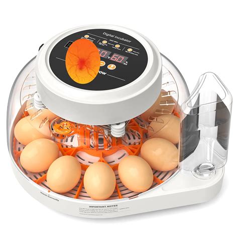 Everygrow Egg Incubator For Hatching Eggs With Humidity Display