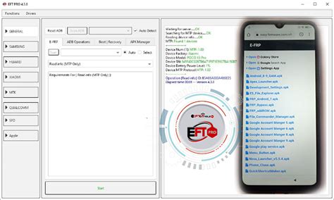 EFT Pro Dongle Update V4 3 8 Is Released E FRP MTP USB Open Browser