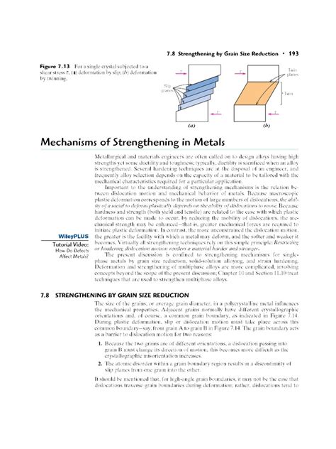 Materials Science and Engineering | PDF