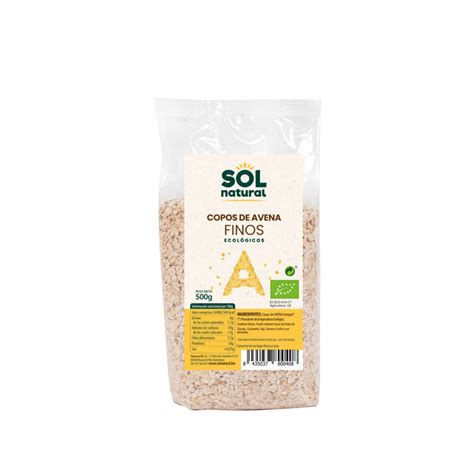 Copos De Avena Finos Sol Natural Vismarnatural Productos Ecol Gicos