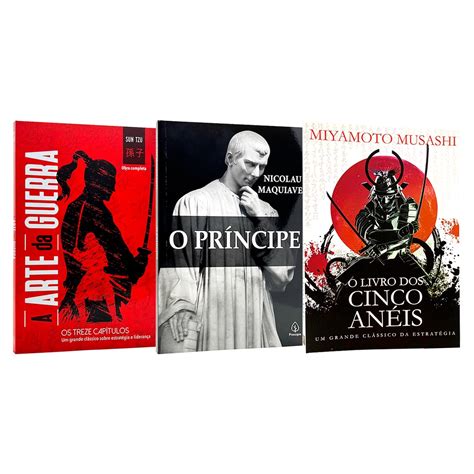 Kit A Arte Da Guerra O Principe O Livro Dos Cinco Aneis Escorrega