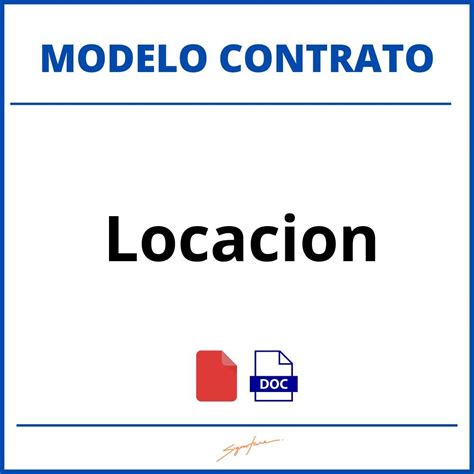 Como Hacer Un Contrato De Locacion Modelo