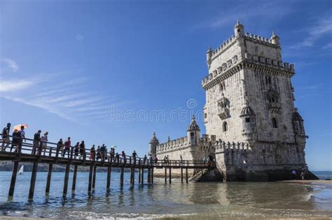 Captivating Belem Tower Standing Proudly Along The Tagus River