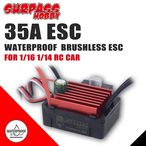 Surpass Hobby Kk A Waterproof Esc Brushless Electric Speed Controller