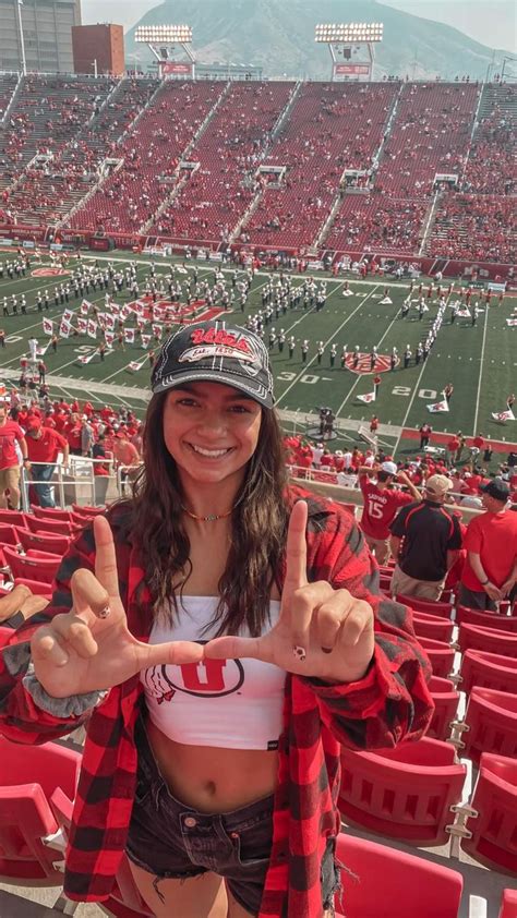 football outfit idea🏈 | Football outfits, Utah utes football, Utah utes