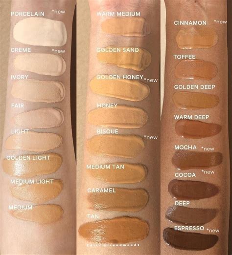 Milkmakeup Foundation And Concealer Swatches Foundation Shades True