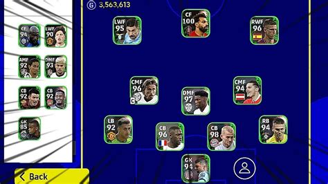 Membuat Squad POTW Di EFootball YouTube